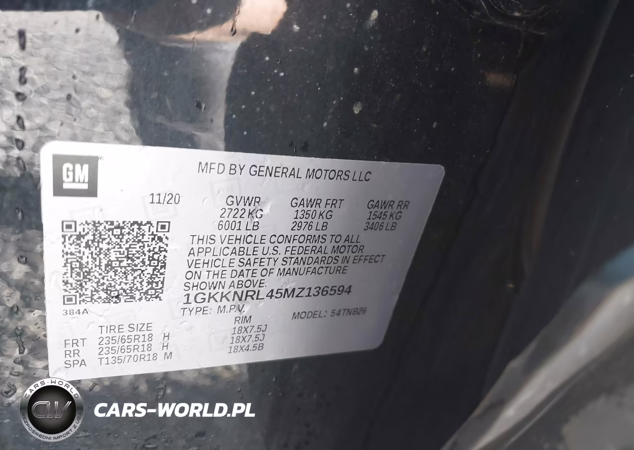 2021 GMC Acadia Awd Sle VIN:1GKKNRL45MZ136594 - 9
