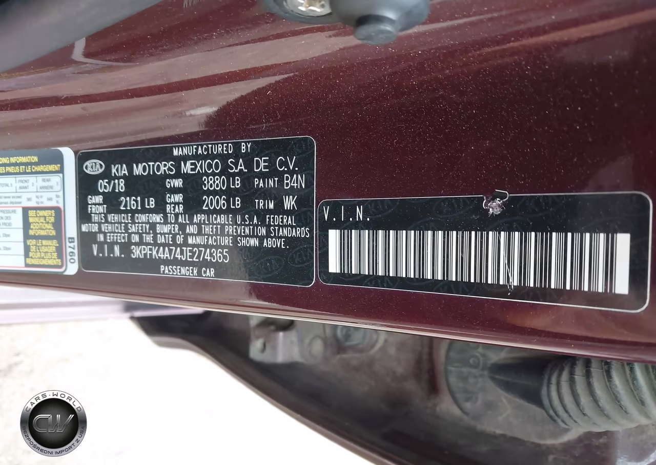 2018 Kia Forte Lx VIN:3KPFK4A74JE274365 - 9