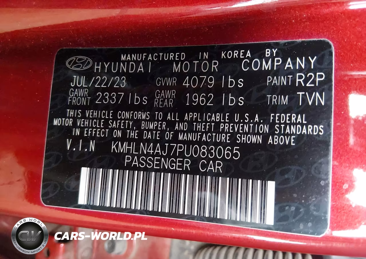 2023 Hyundai Elantra Hybrid Limited VIN:KMHLN4AJ7PU083065 - 9