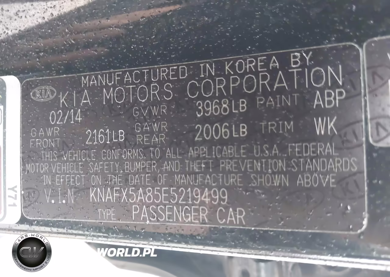 2014 Kia Forte Ex VIN:KNAFX5A85E5219499 - 9