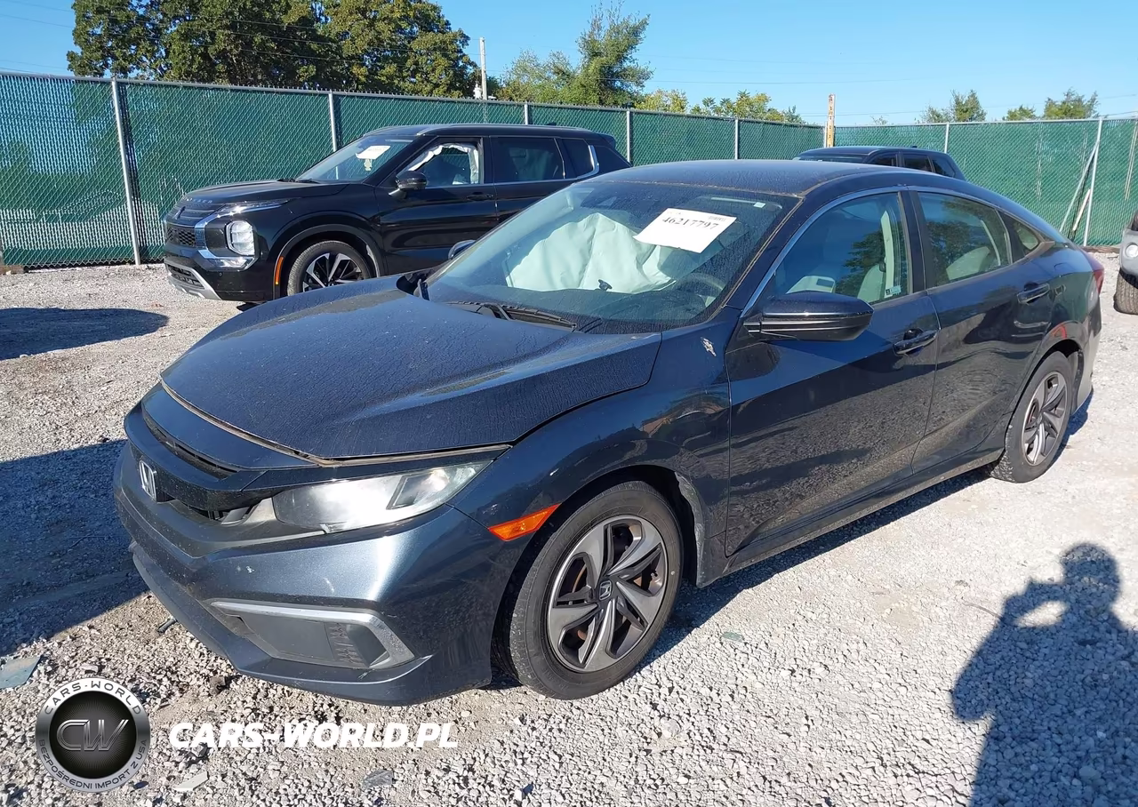2019 Honda Civic Lx VIN:19XFC2F65KE048628 - 2