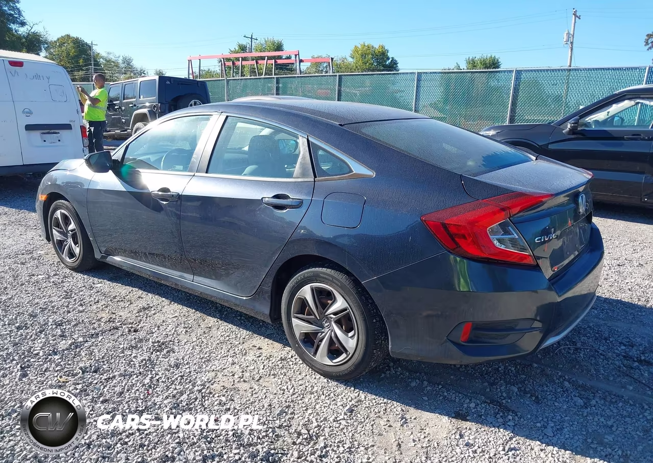 2019 Honda Civic Lx VIN:19XFC2F65KE048628 - 3