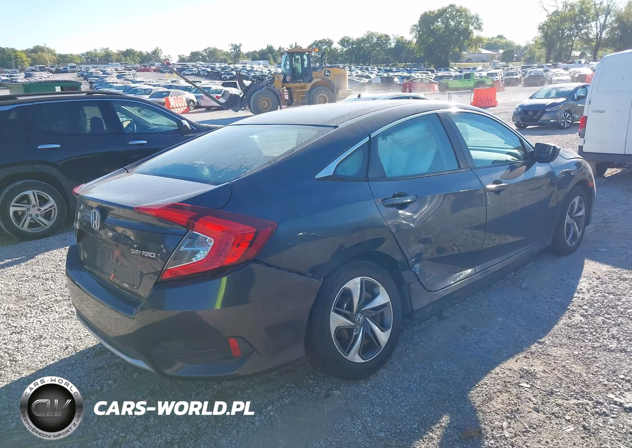 2019 Honda Civic Lx VIN:19XFC2F65KE048628 - 4
