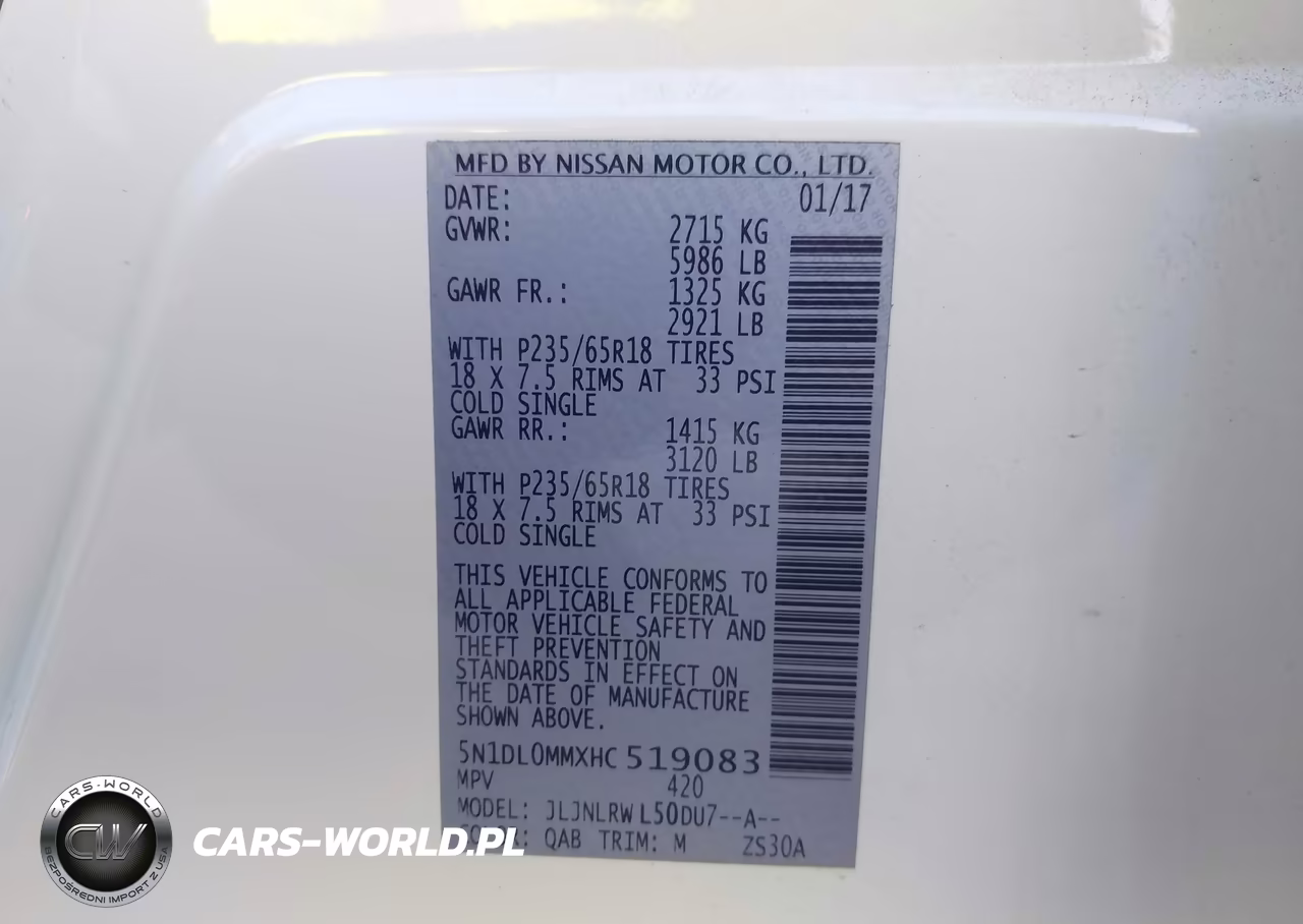 2017 Infiniti Qx60 VIN:5N1DL0MMXHC519083 - 9
