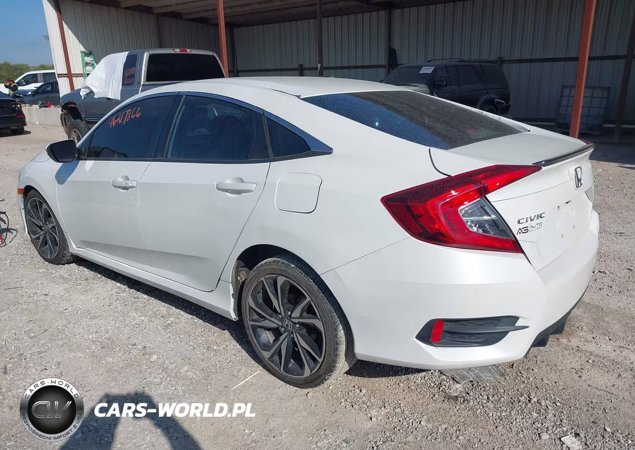 2019 Honda Civic Sport VIN:19XFC2F85KE011340 - 3