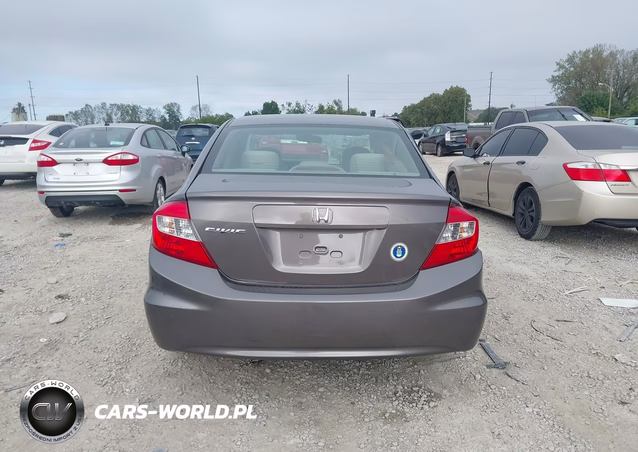 2012 Honda Civic Lx VIN:19XFB2F50CE086179 - 16