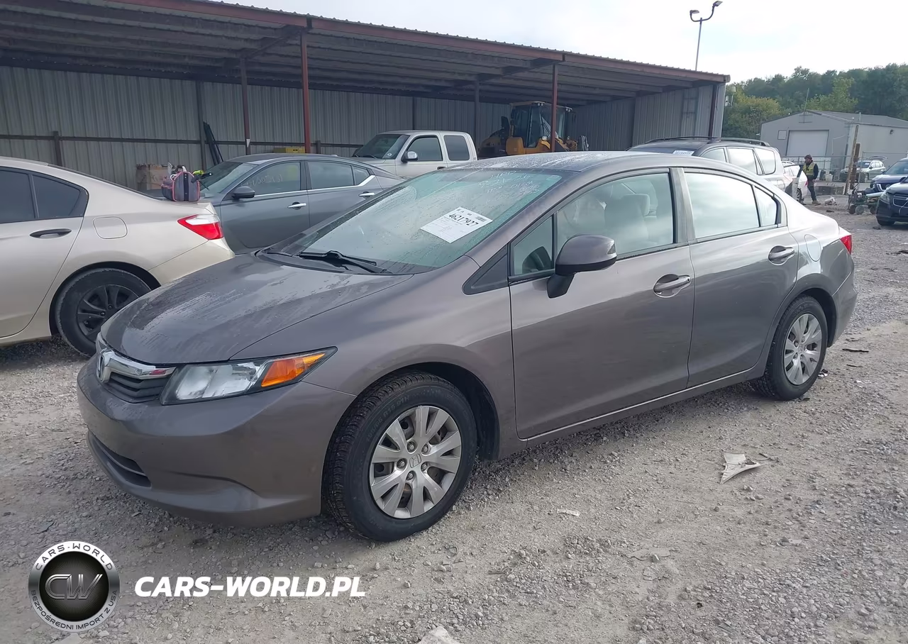 2012 Honda Civic Lx VIN:19XFB2F50CE086179 - 2