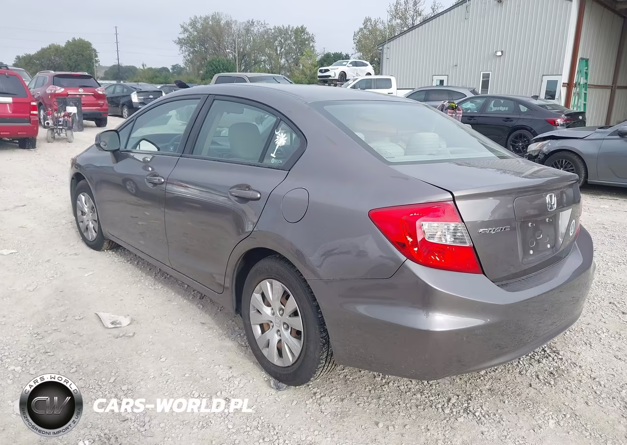 2012 Honda Civic Lx VIN:19XFB2F50CE086179 - 3