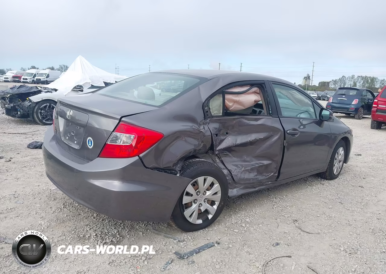 2012 Honda Civic Lx VIN:19XFB2F50CE086179 - 4