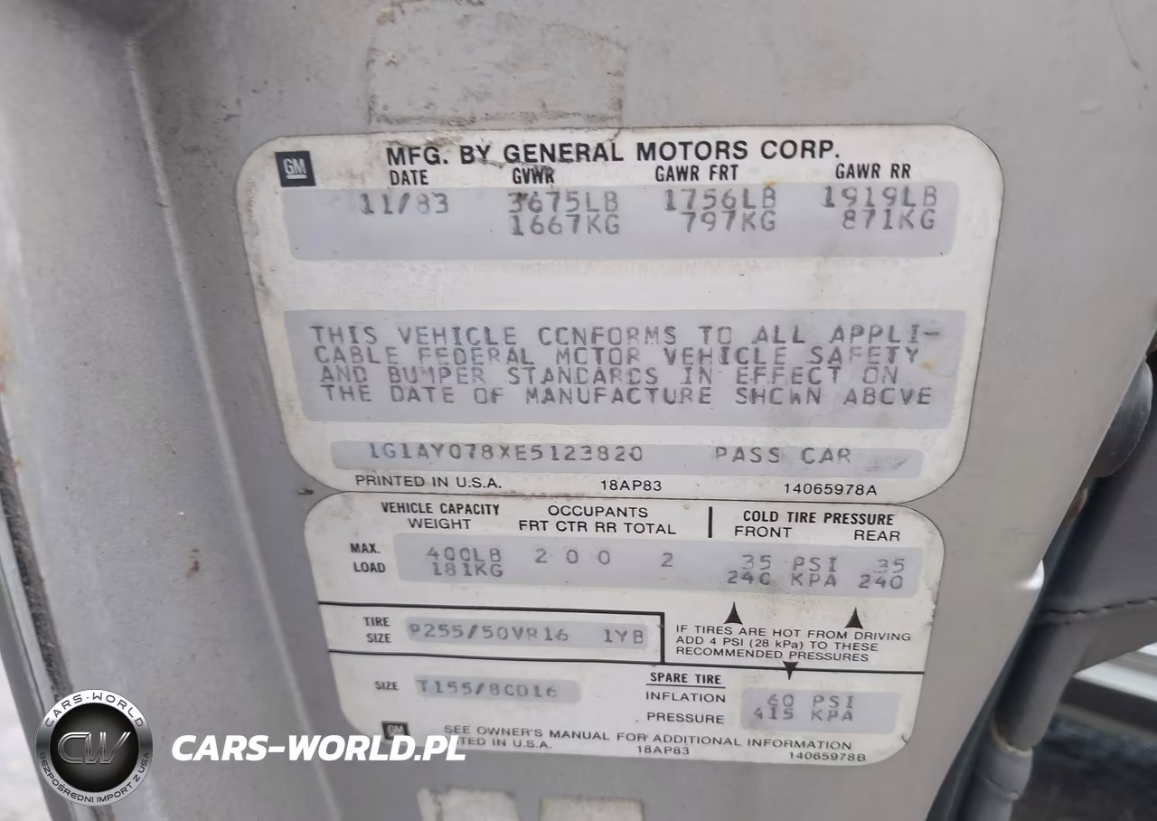 1984 Chevrolet Corvette VIN:1G1AY078XE5123820 - 9