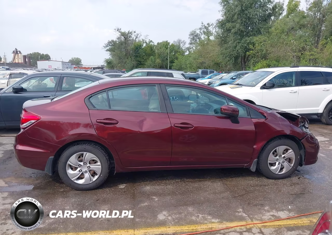 2014 Honda Civic Lx VIN:19XFB2F58EE019834 - 14