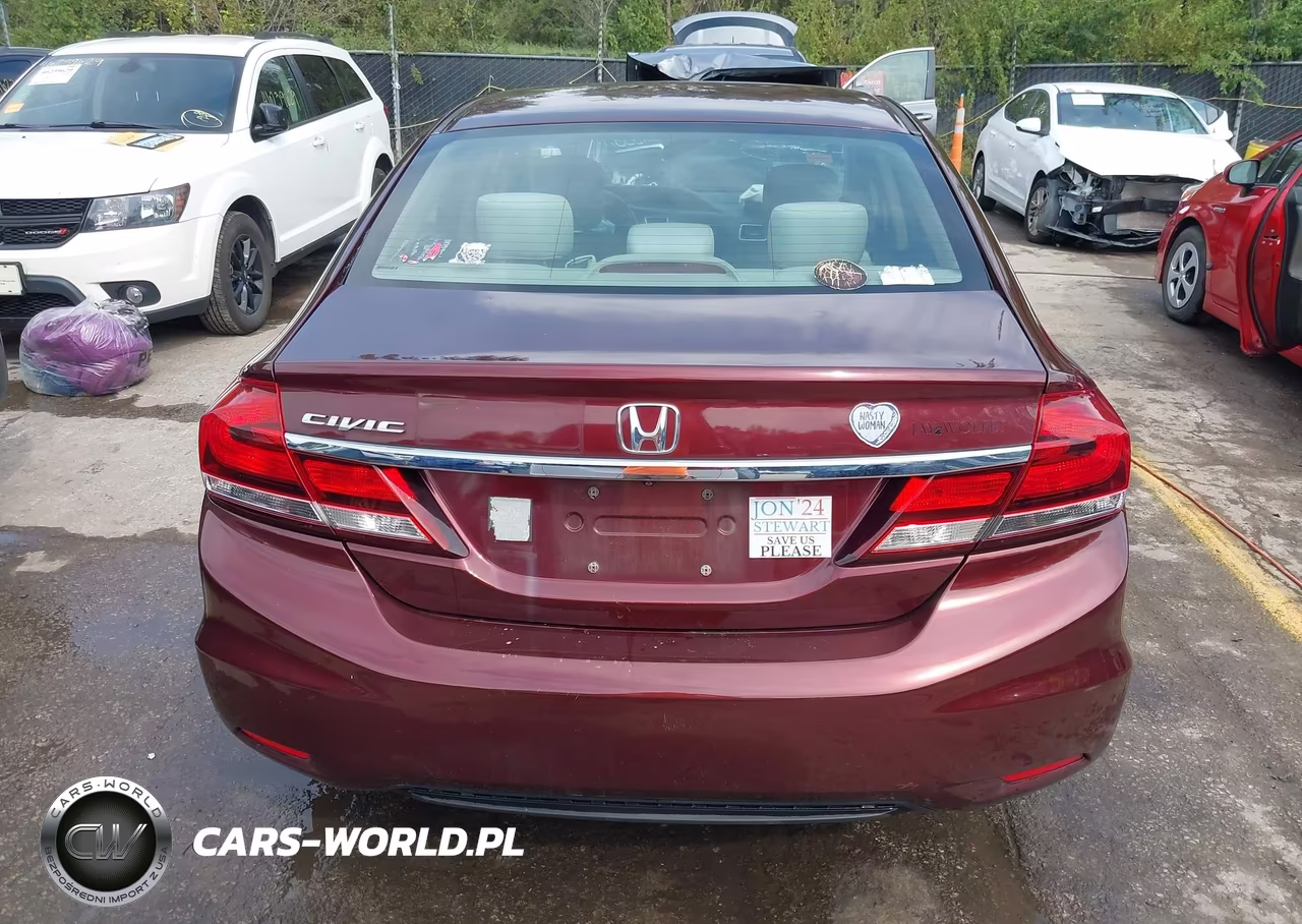 2014 Honda Civic Lx VIN:19XFB2F58EE019834 - 17