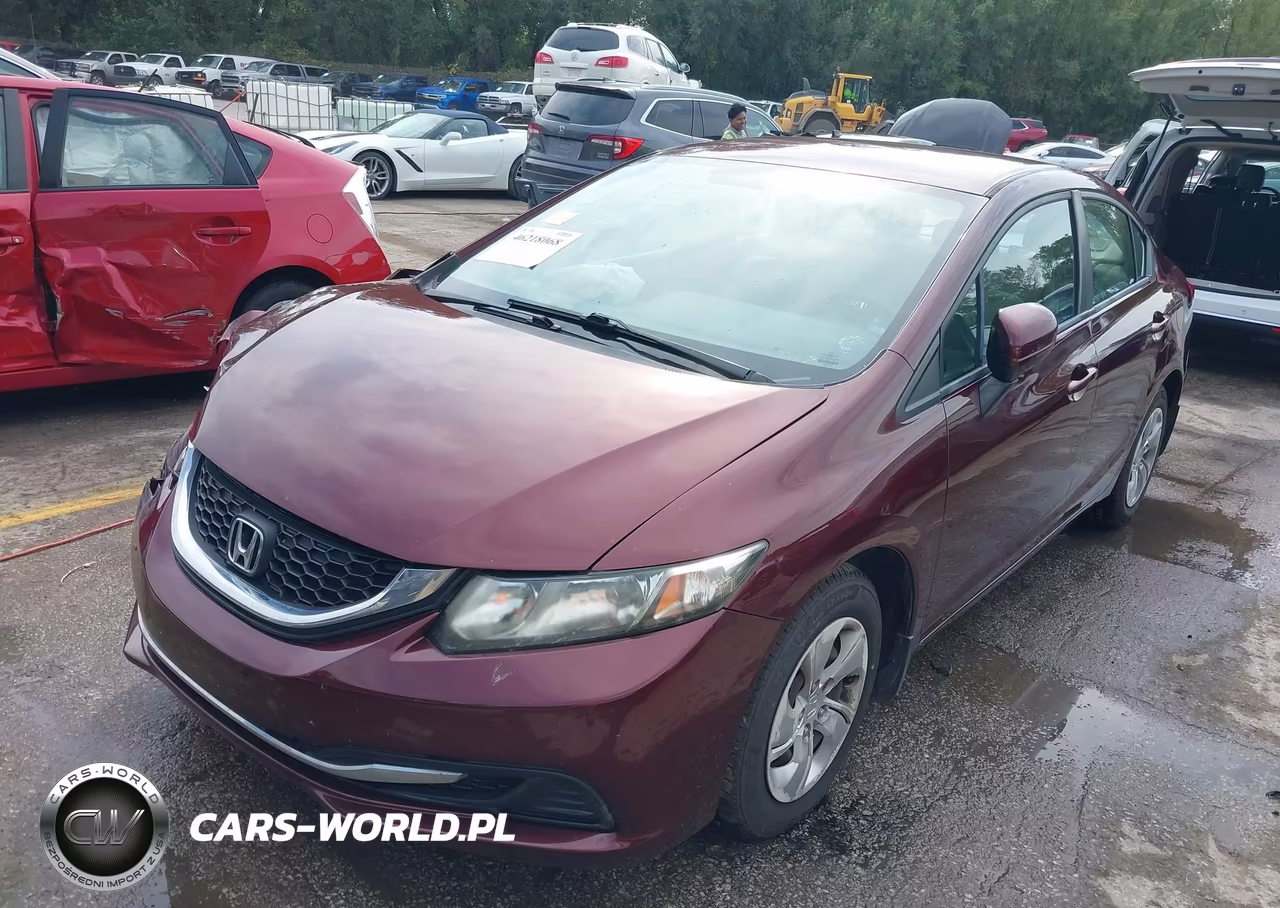 2014 Honda Civic Lx VIN:19XFB2F58EE019834 - 2