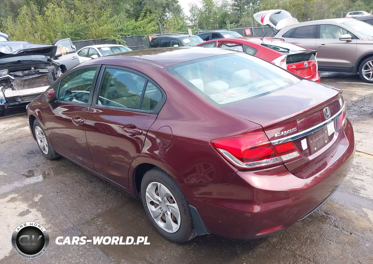 2014 Honda Civic Lx VIN:19XFB2F58EE019834 - 3