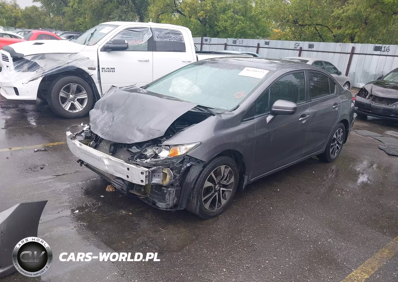 2014 Honda Civic Ex VIN:2HGFB2F81EH503201 - 2