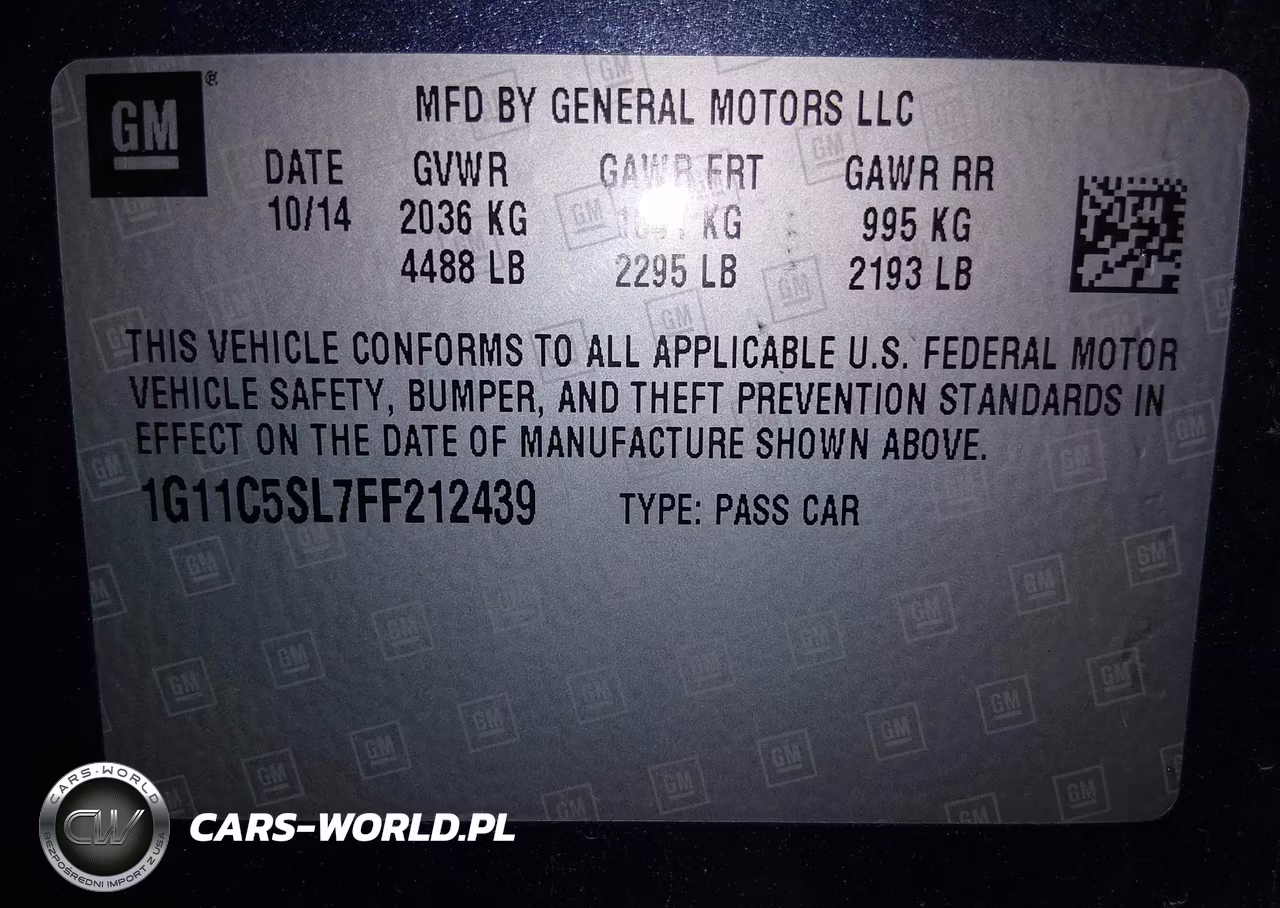 2015 Chevrolet Malibu 1Lt VIN:1G11C5SL7FF212439 - 9