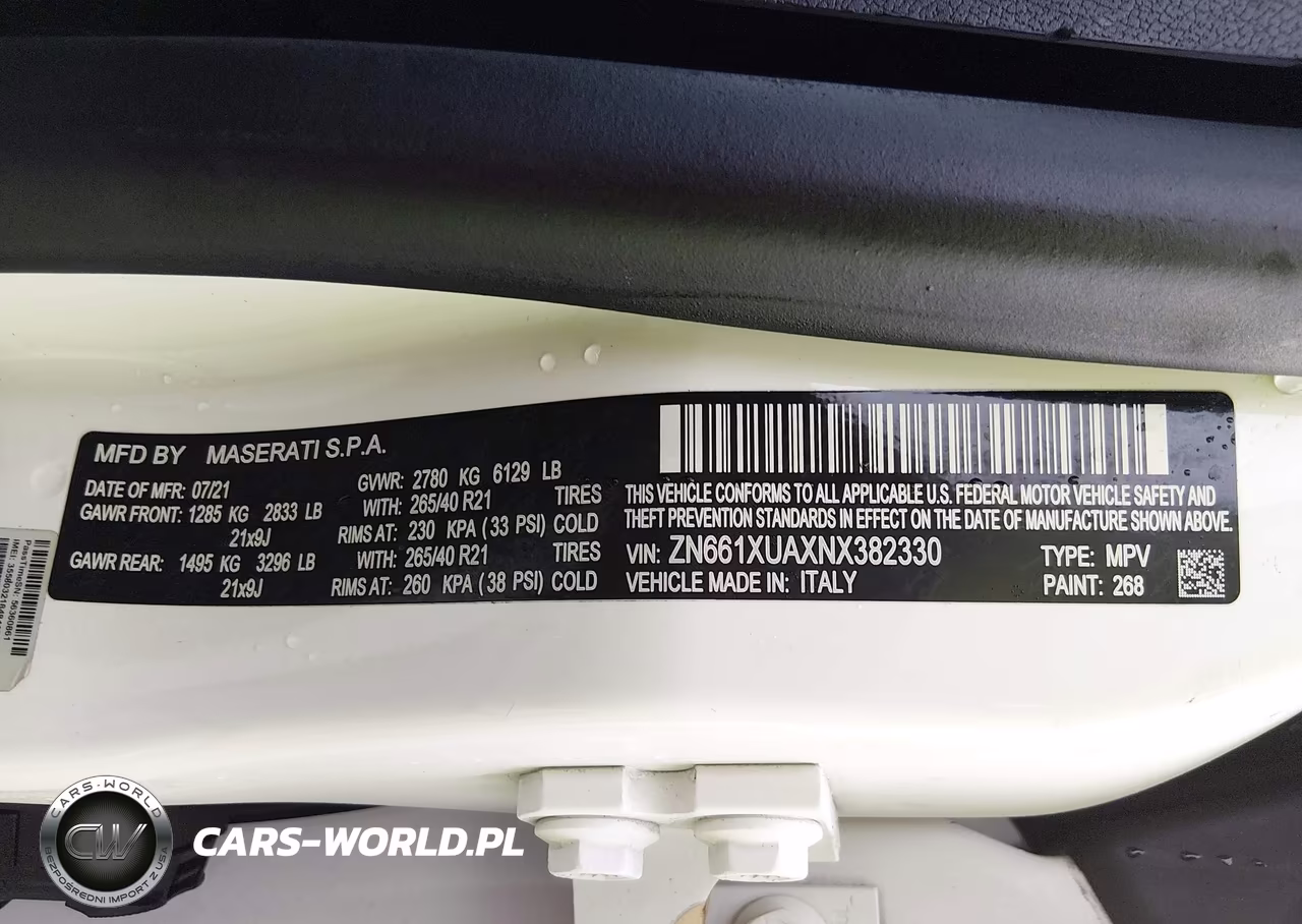 2022 Maserati Levante Gt VIN:ZN661XUAXNX382330 - 9