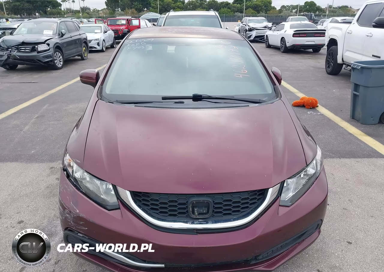 2014 Honda Civic Lx VIN:19XFB2F58EE008929 - 12