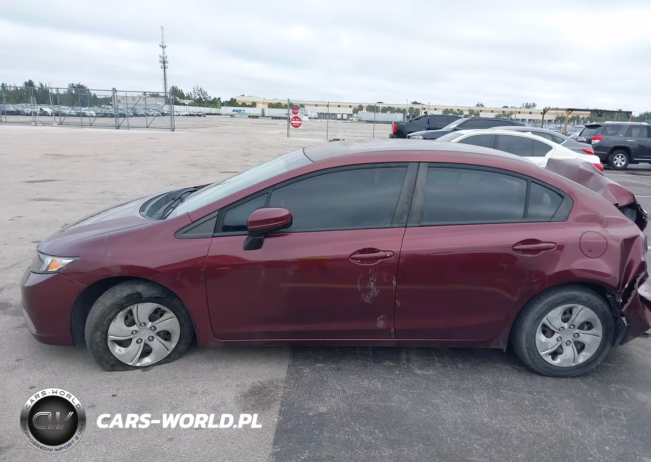 2014 Honda Civic Lx VIN:19XFB2F58EE008929 - 14