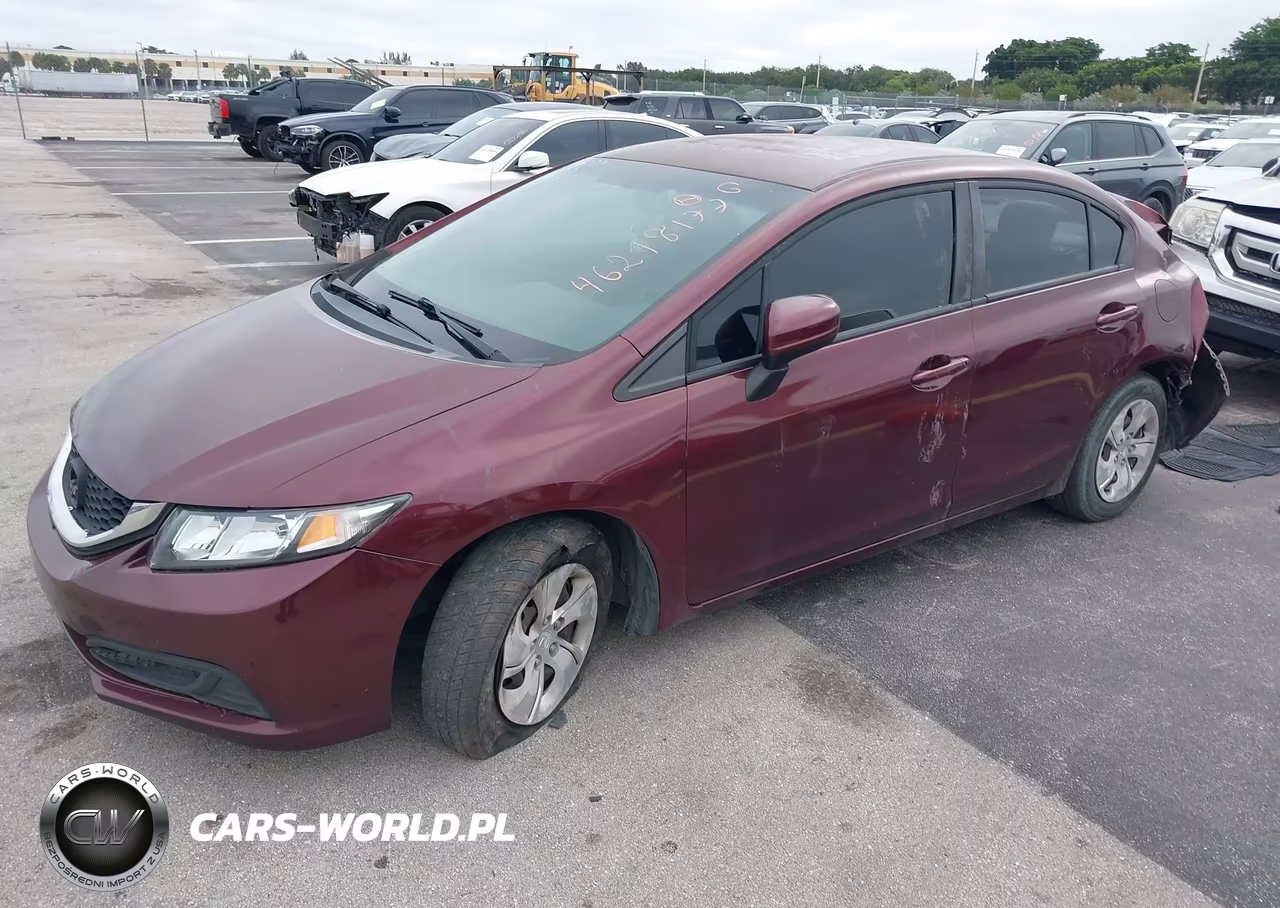 2014 Honda Civic Lx VIN:19XFB2F58EE008929 - 2