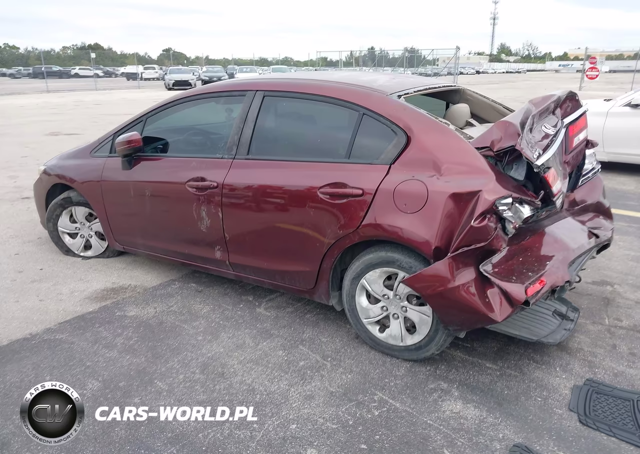 2014 Honda Civic Lx VIN:19XFB2F58EE008929 - 3