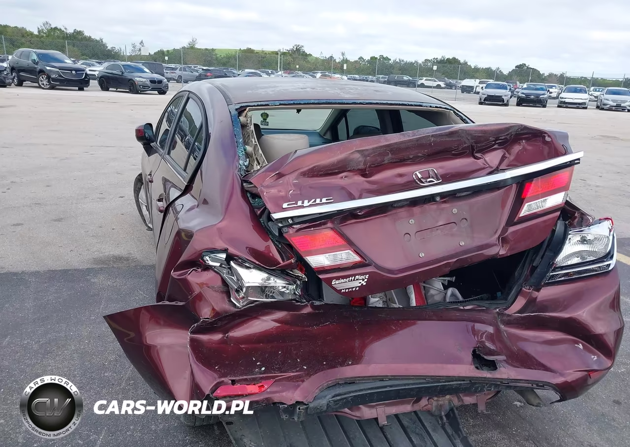 2014 Honda Civic Lx VIN:19XFB2F58EE008929 - 6