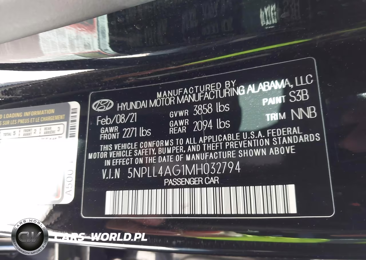 2021 Hyundai Elantra Se VIN:5NPLL4AG1MH032794 - 9