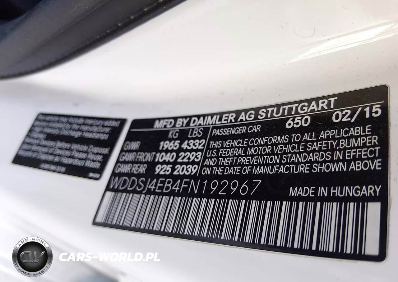 2015 Mercedes-Benz Cla 250 VIN:WDDSJ4EB4FN192967 - 9