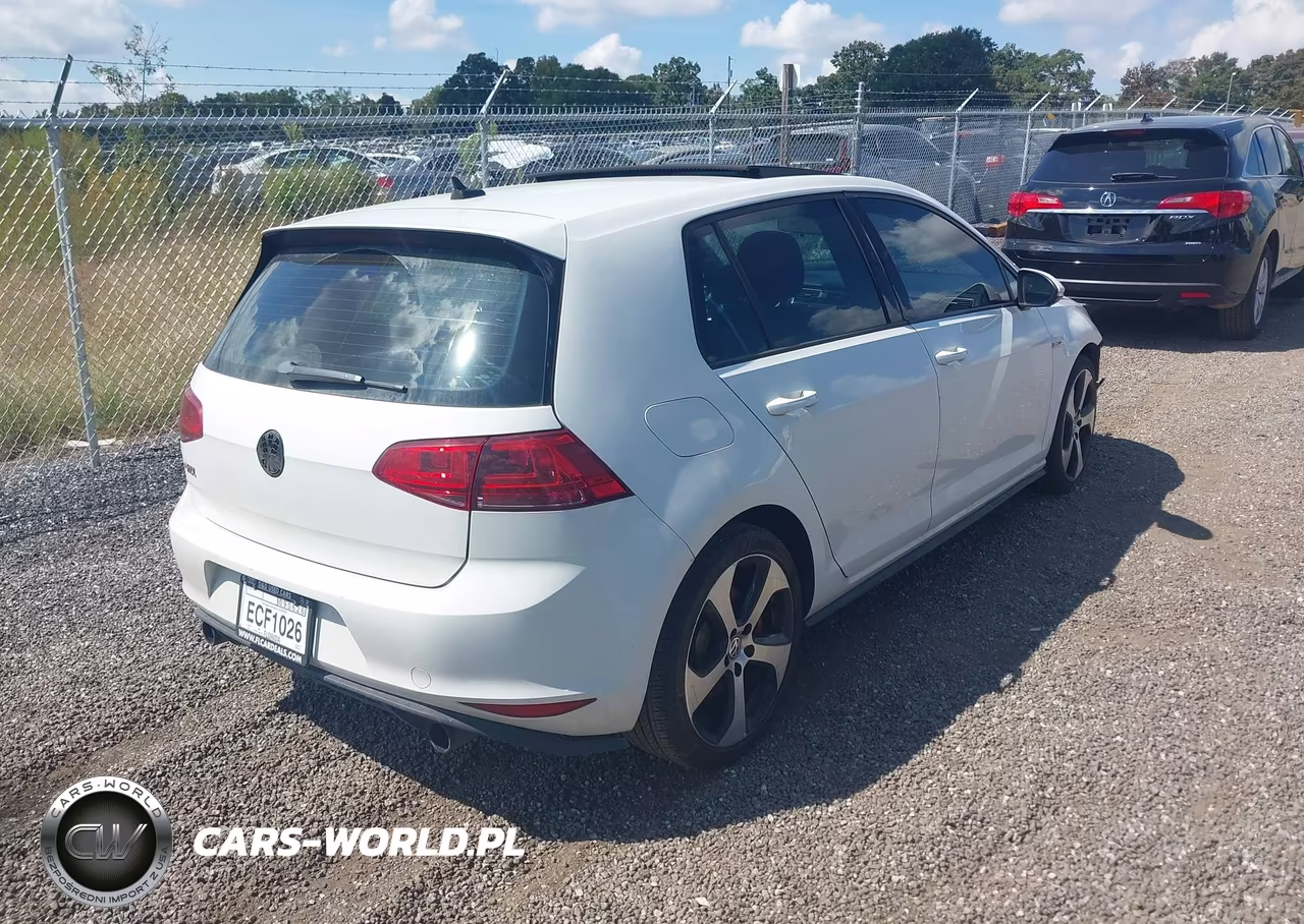 2016 Volkswagen Golf Gti Autobahn W-Performance Package 4-Door VIN:3VW547AU8GM037208 - 4