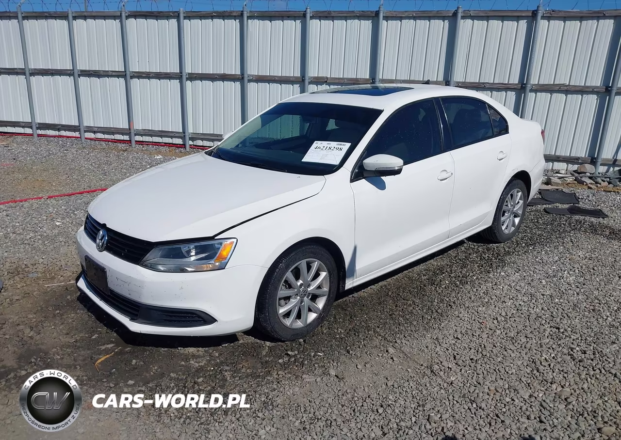 2012 Volkswagen Jetta 2.5L Se VIN:3VWDP7AJ9CM370410 - 2