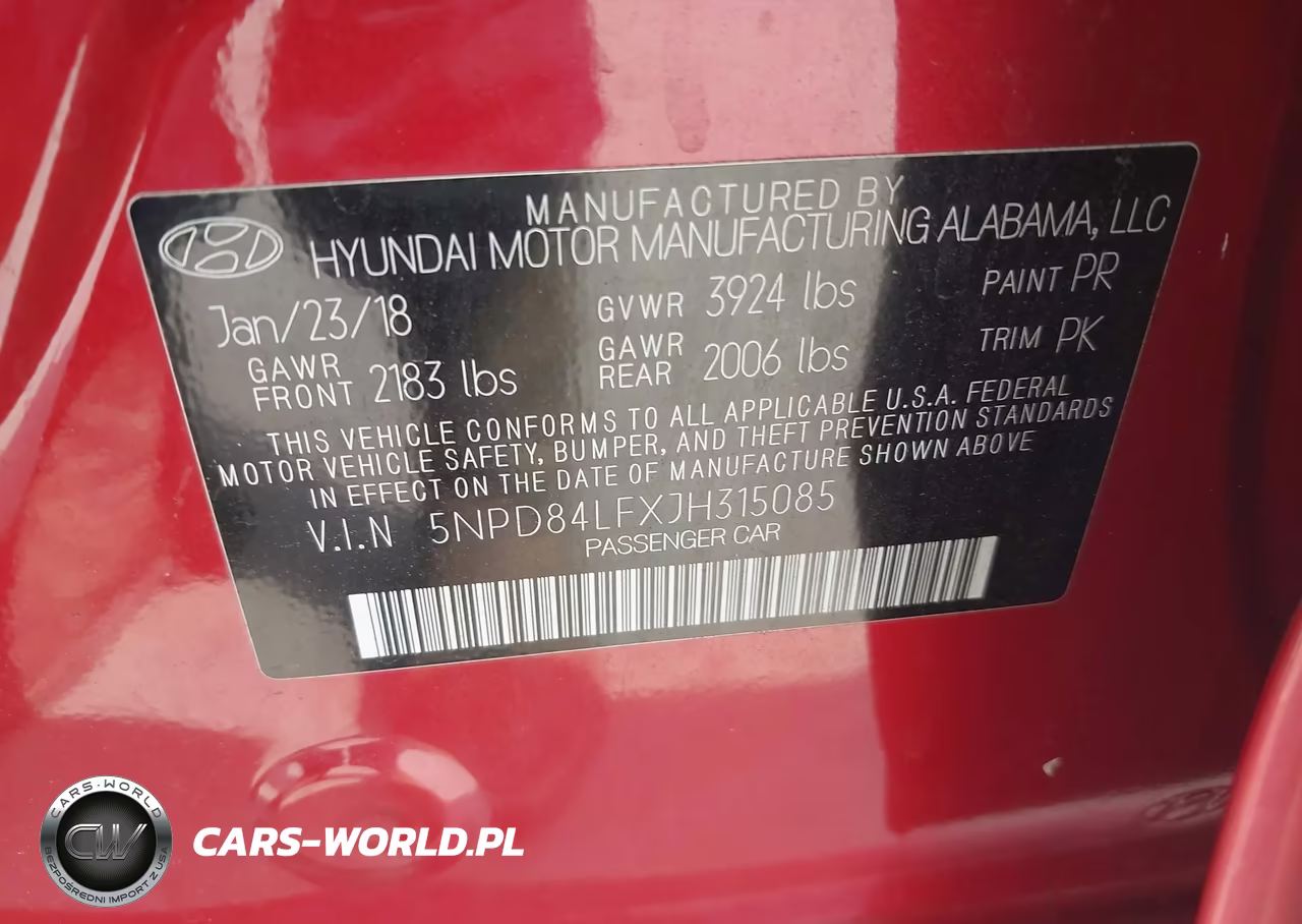 2018 Hyundai Elantra Sel VIN:5NPD84LFXJH315085 - 9