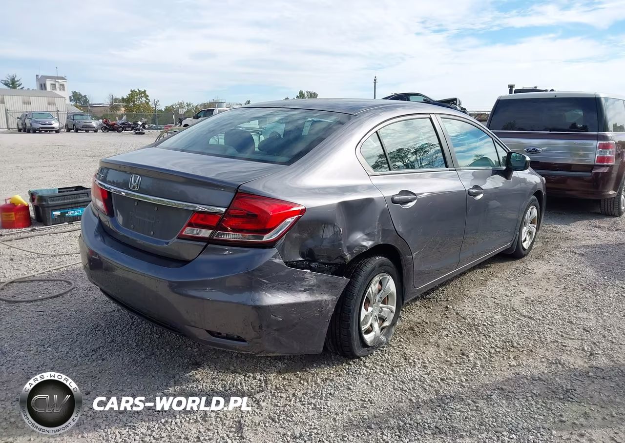 2014 Honda Civic Lx VIN:2HGFB2F57EH541571 - 4