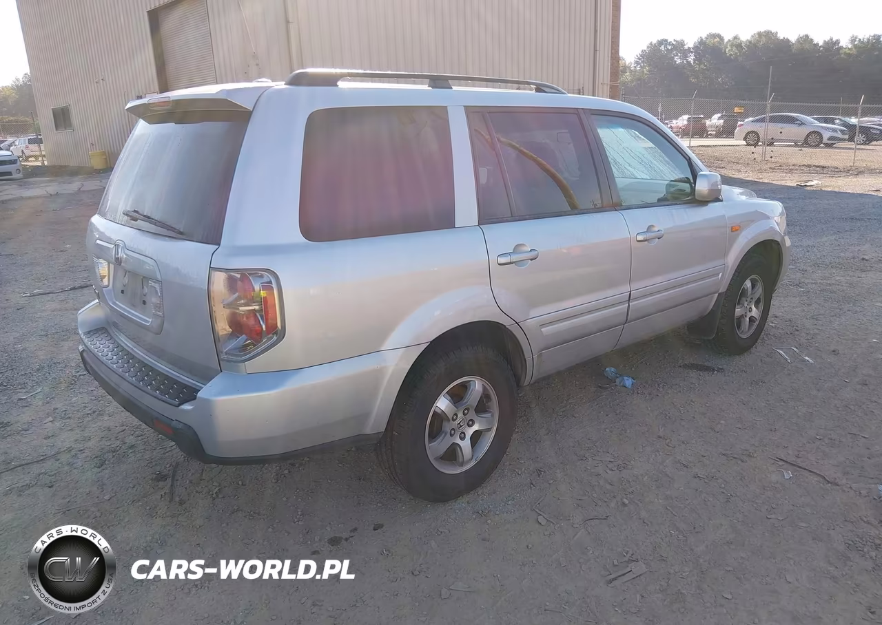 2007 Honda Pilot Ex-L VIN:5FNYF28597B043891 - 4