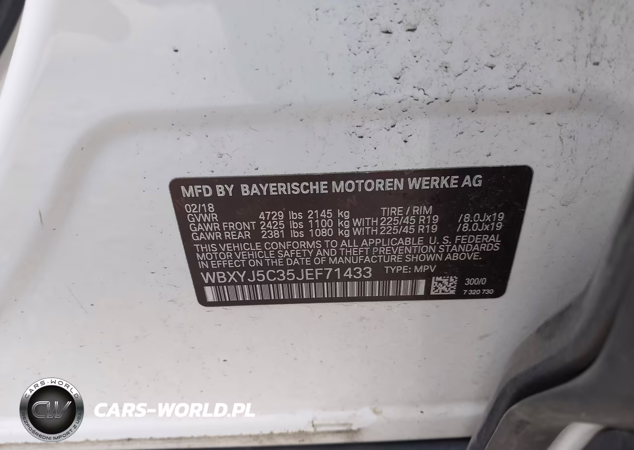 2018 BMW X2 xDrive28I VIN:WBXYJ5C35JEF71433 - 9