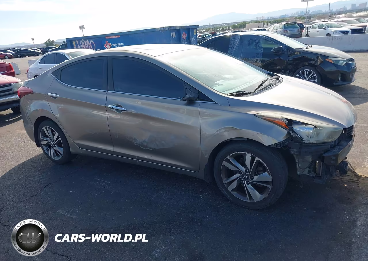 2014 Hyundai Elantra Limited VIN:5NPDH4AE3EH528895 - 12