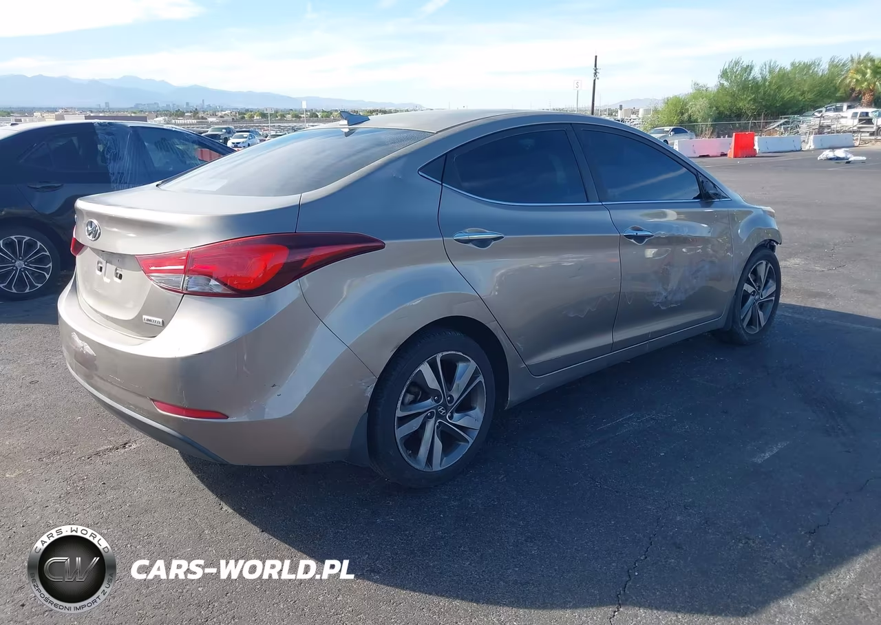 2014 Hyundai Elantra Limited VIN:5NPDH4AE3EH528895 - 4