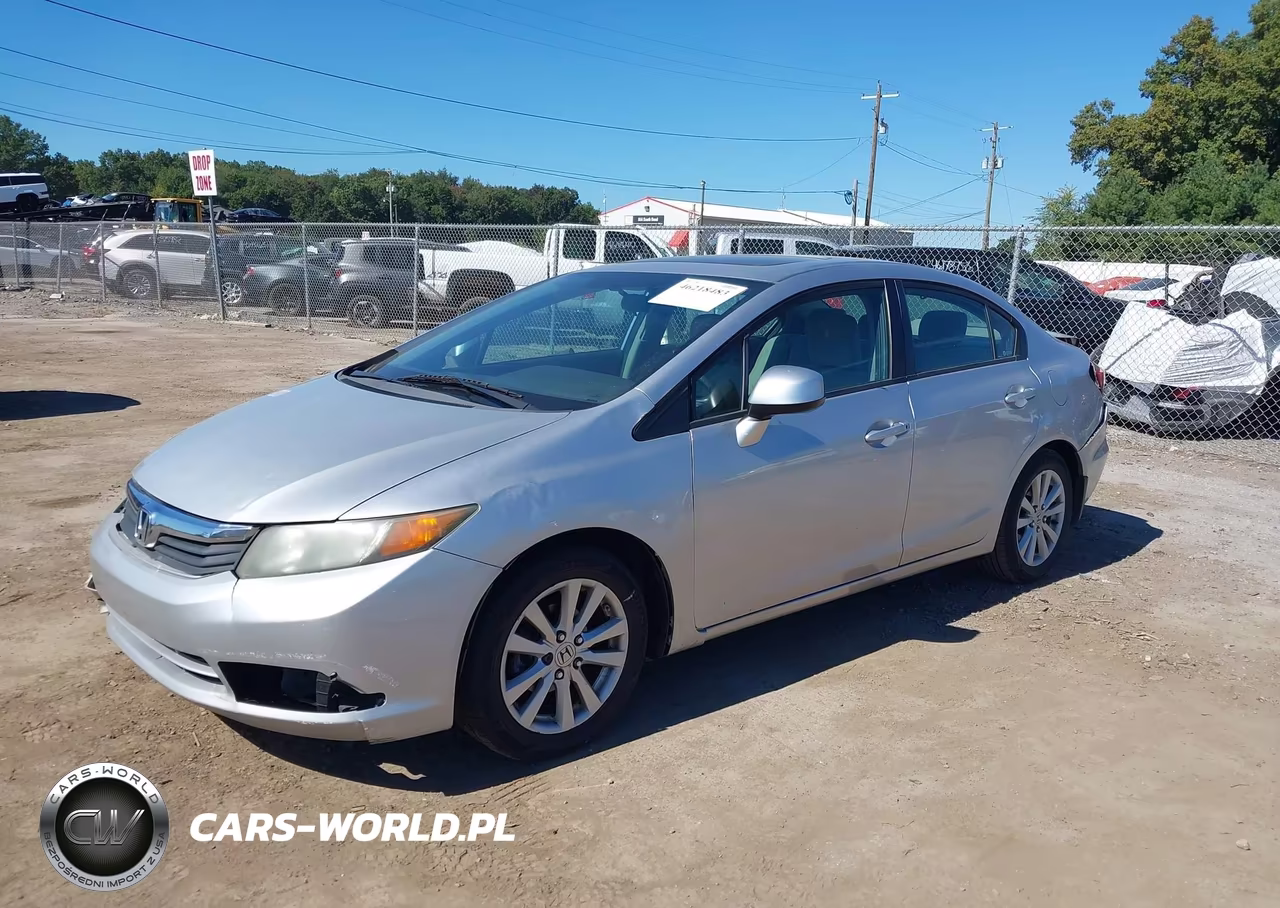 2012 Honda Civic Sdn Ex VIN:19XFB2F80CE035565 - 2