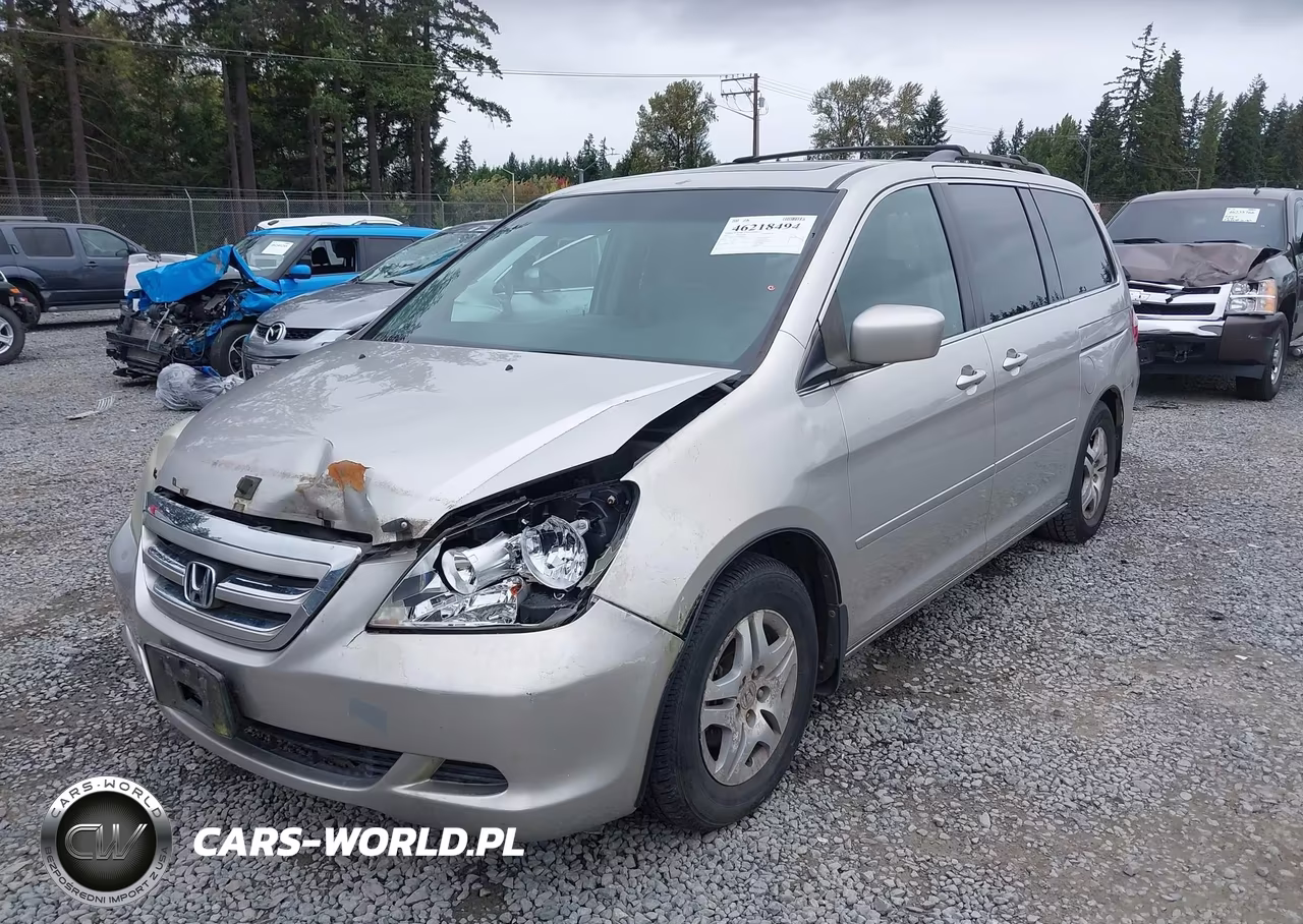 2007 Honda Odyssey Ex-L VIN:5FNRL38757B443886 - 2