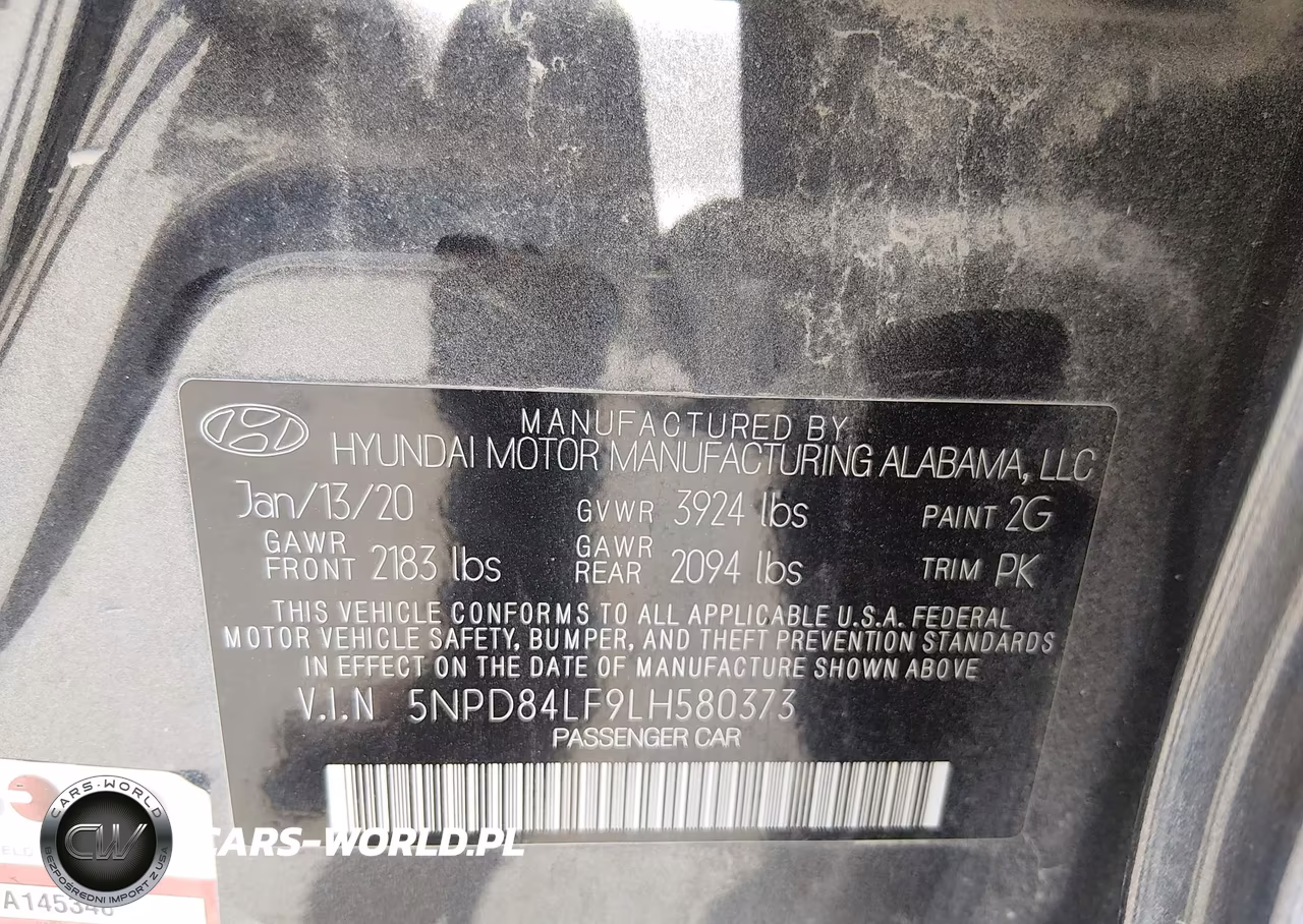 2020 Hyundai Elantra Sel VIN:5NPD84LF9LH580373 - 9