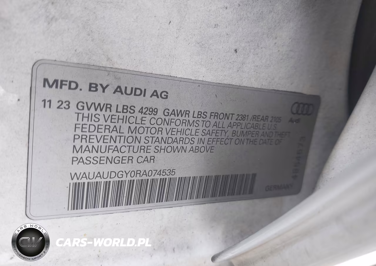 2024 Audi A3 Premium 40 Tfsi Front-Wheel Drive S Tronic VIN:WAUAUDGY0RA074535 - 9