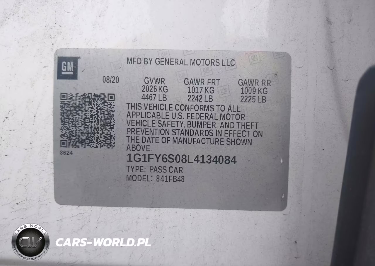 2020 Chevrolet Bolt Ev Fwd Lt VIN:1G1FY6S08L4134084 - 9