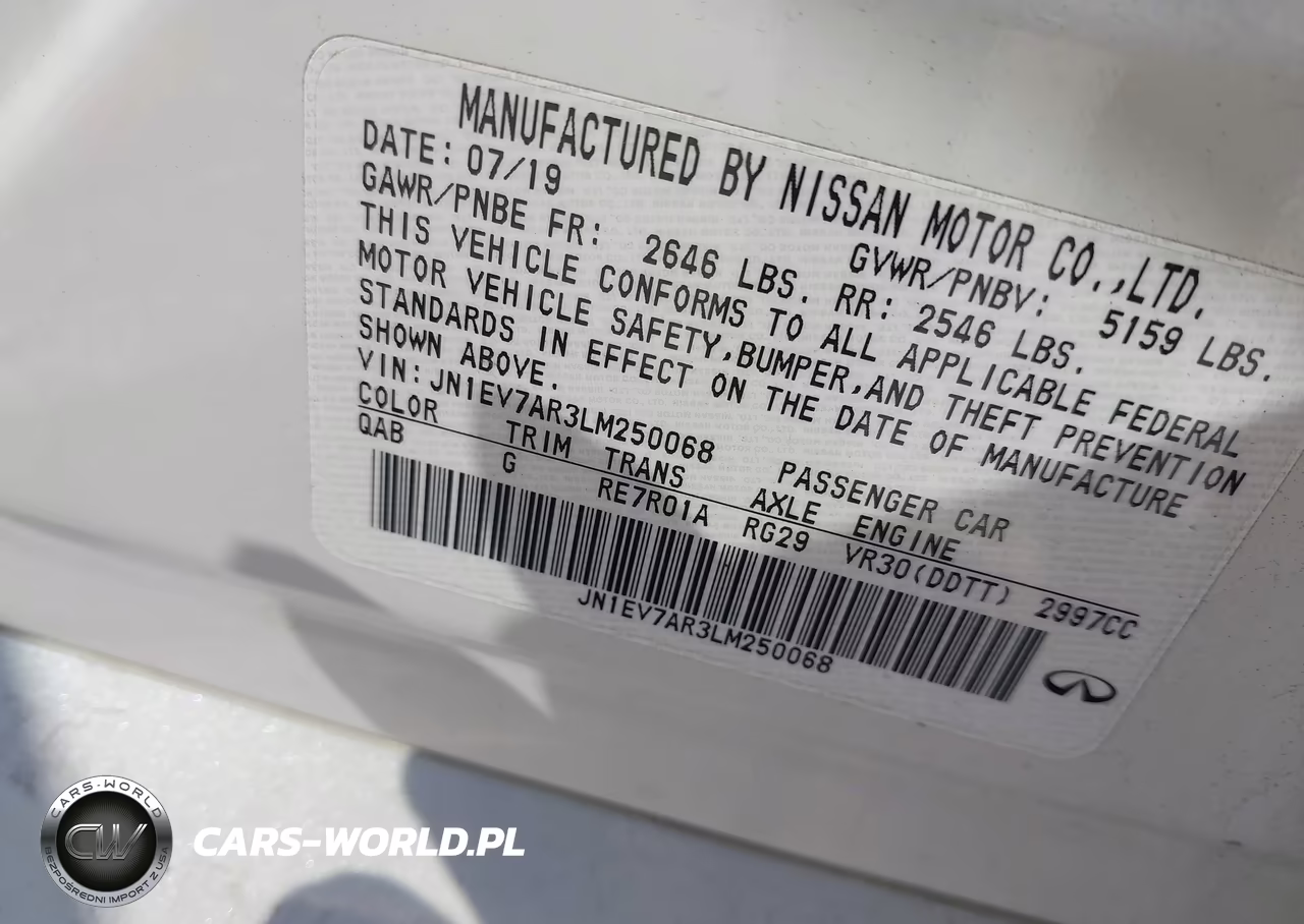 2020 Infiniti Q50 Luxe Awd VIN:JN1EV7AR3LM250068 - 9