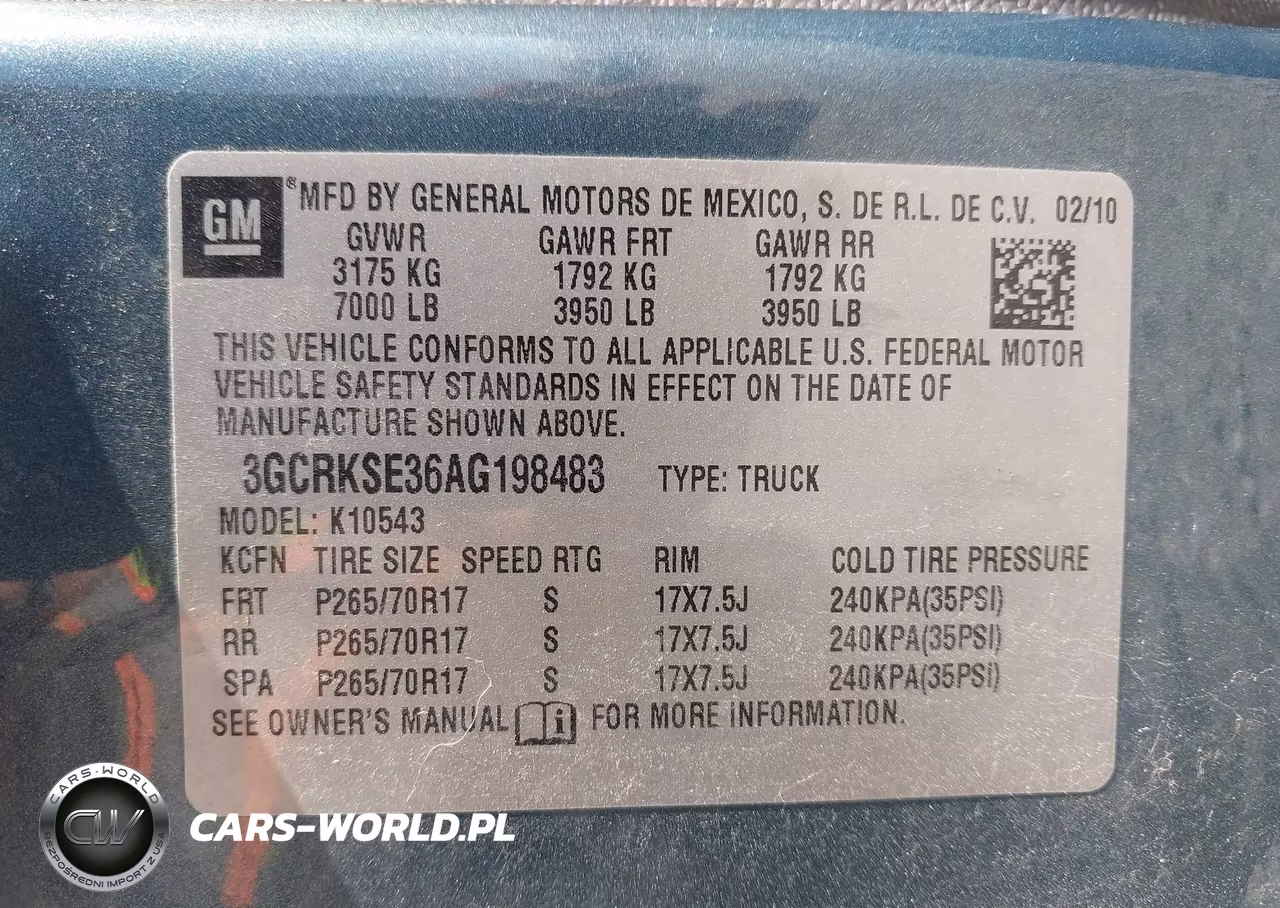 2010 Chevrolet Silverado 1500 Lt VIN:3GCRKSE36AG198483 - 9