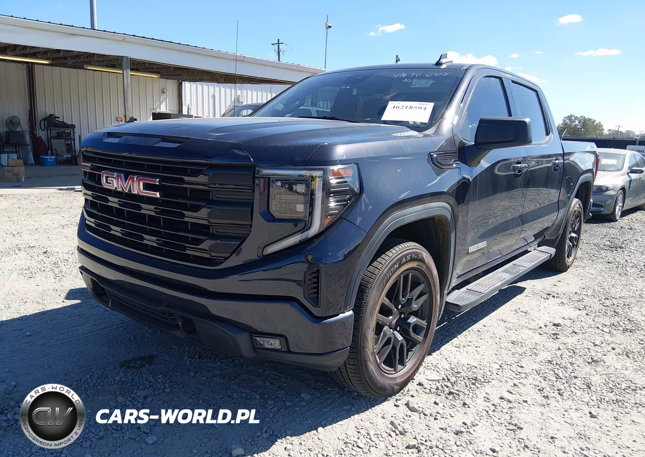 2023 GMC Sierra 1500 4Wd Short Box Elevation With 3Sb VIN:1GTPUCEK6PZ122513 - 2