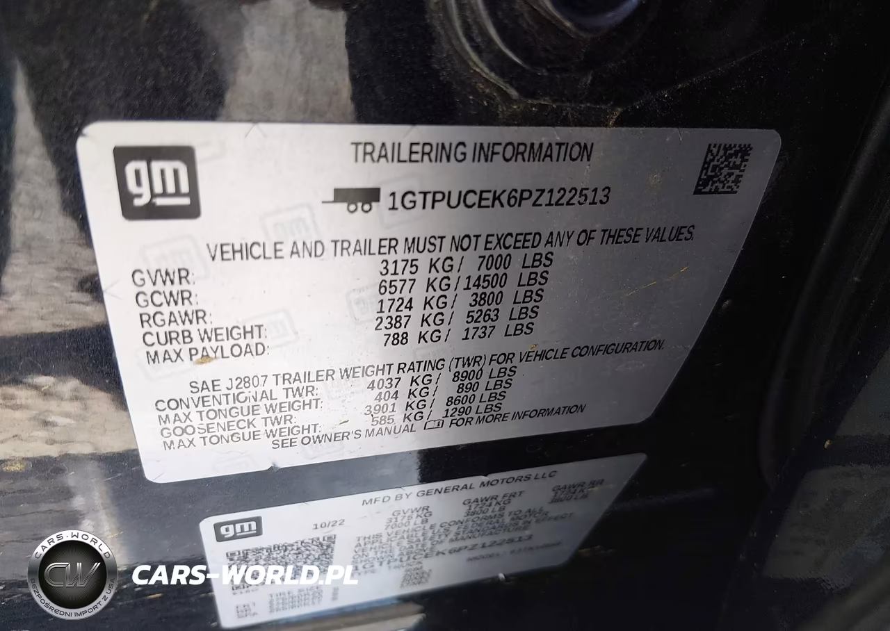 2023 GMC Sierra 1500 4Wd Short Box Elevation With 3Sb VIN:1GTPUCEK6PZ122513 - 9