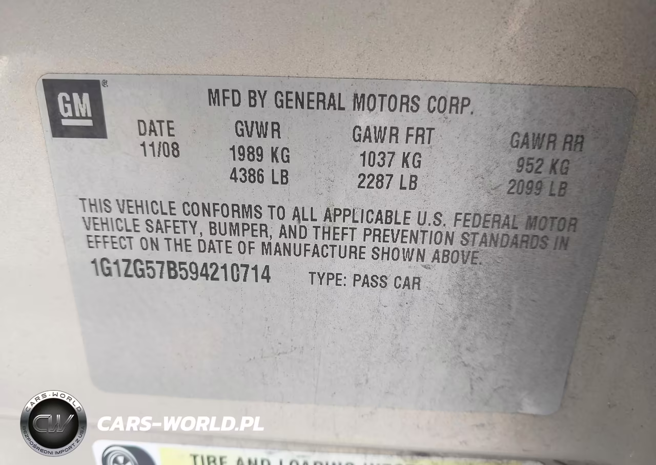 2009 Chevrolet Malibu Ls W-1Ls VIN:1G1ZG57B594210714 - 9