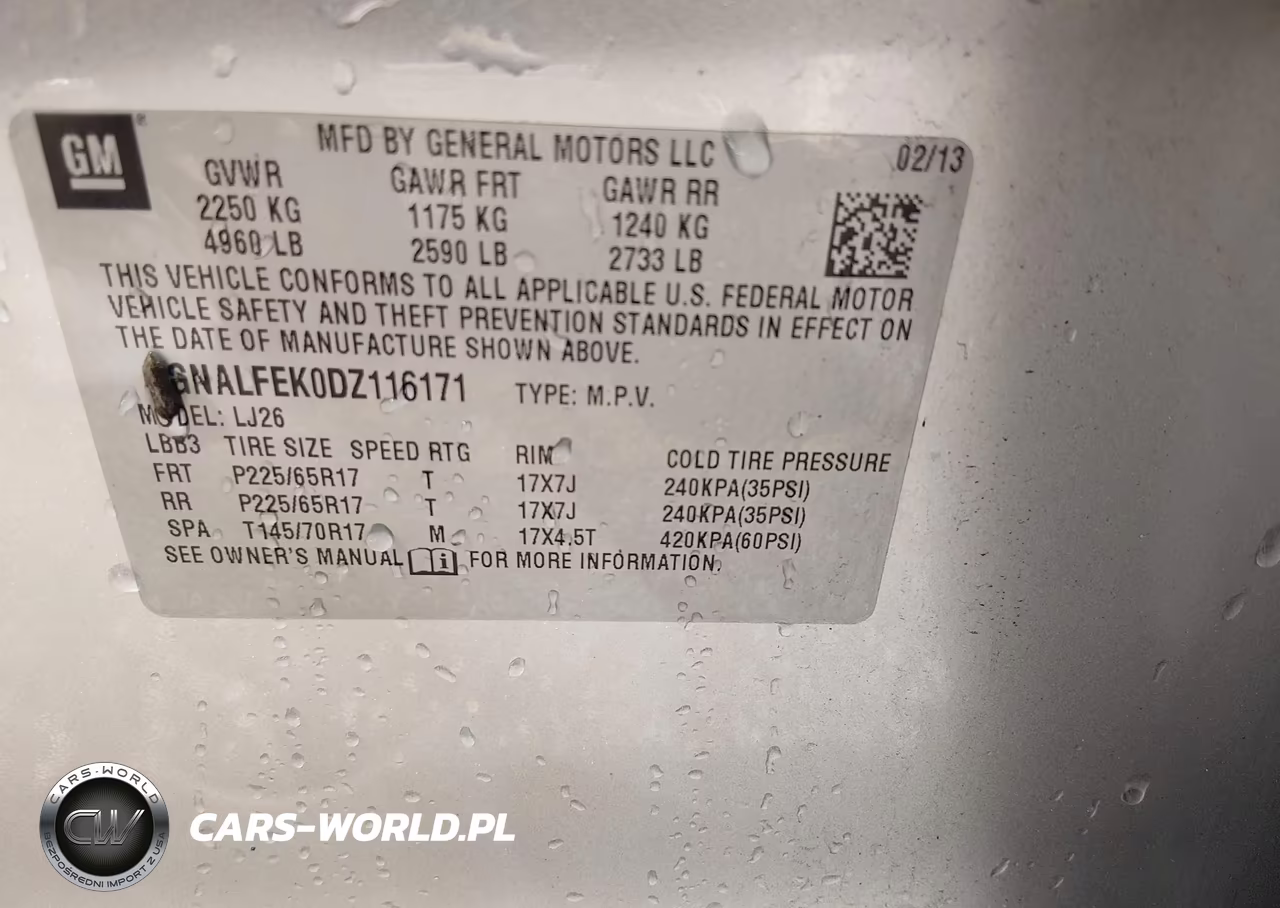 2013 Chevrolet Equinox Ltz VIN:1GNALFEK0DZ116171 - 9