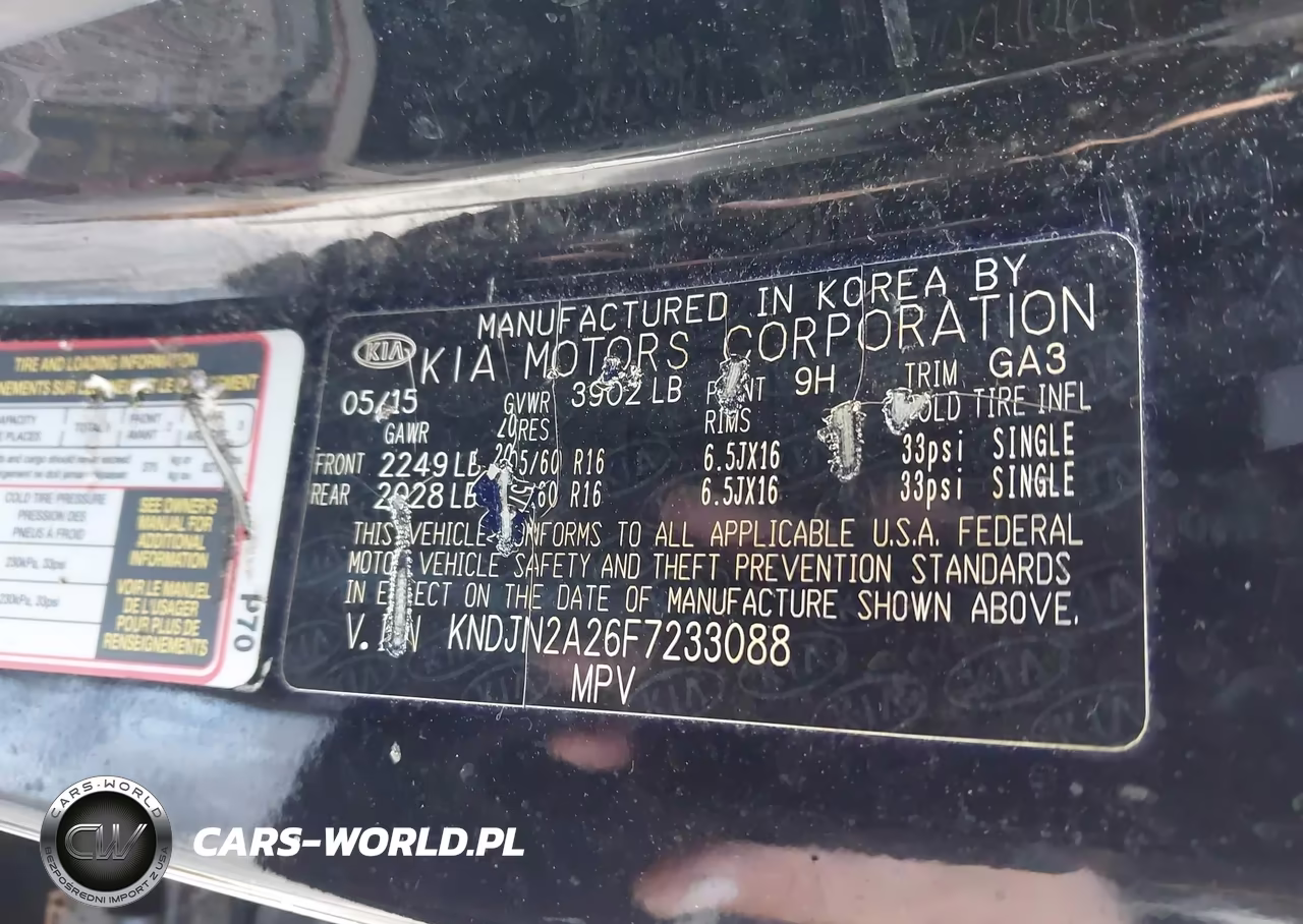 2015 Kia Soul VIN:KNDJN2A26F7233088 - 9