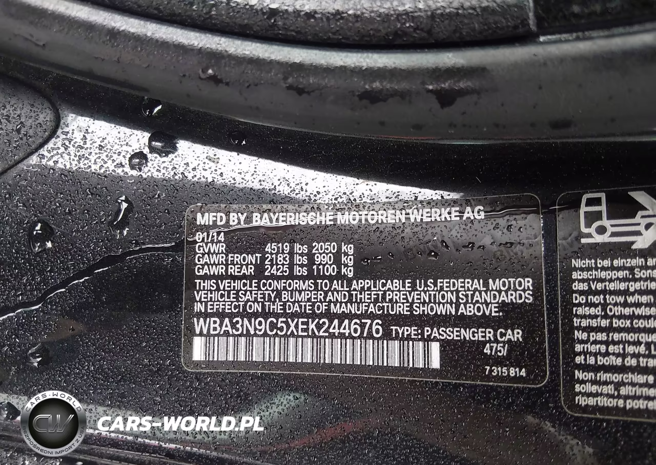2014 BMW 428I xDrive VIN:WBA3N9C5XEK244676 - 9