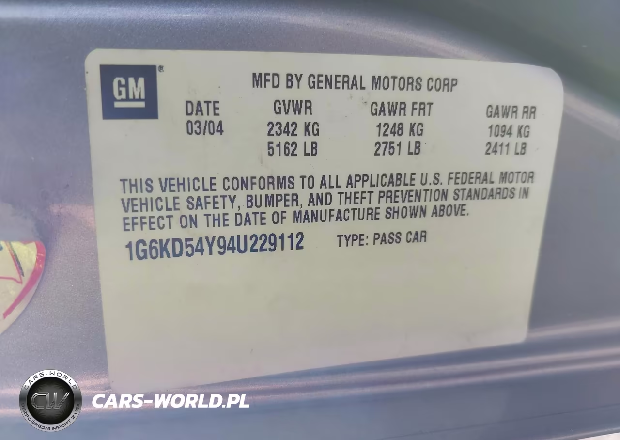 2004 Cadillac Deville Standard VIN:1G6KD54Y94U229112 - 9